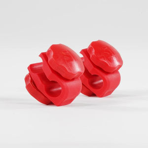 Red Helmet Visor Clips