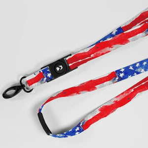 American Flag Lanyard