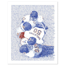 Load image into Gallery viewer, 1985 Chicago Bears Championship Poster
