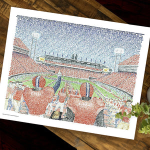 Clemson - Memorial Stadium Poster