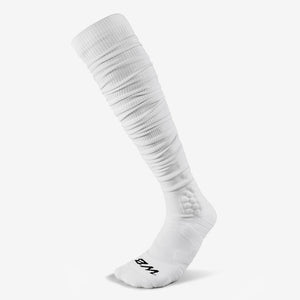 White Extra Long Padded Socks