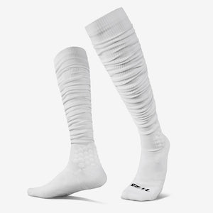 White Extra Long Padded Socks