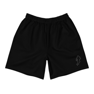 Men's Black Logo Stroke Shorts