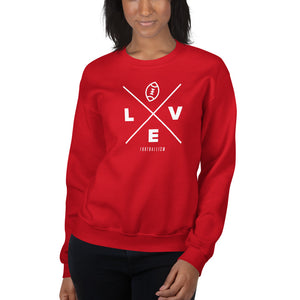 Women's Love Diamond Crew-Neck Sweatshirt